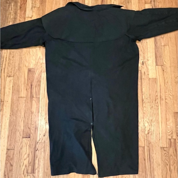 The Original Australian Drover Coat Mens XXL Black Waterproof Oilskin Duster - Picture 7 of 9